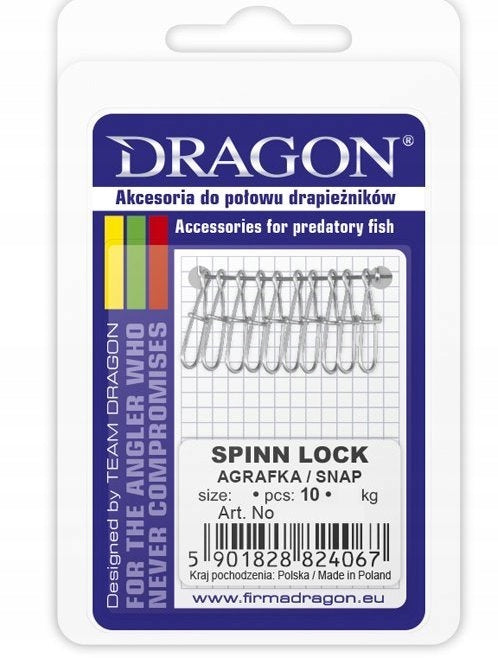 DRAGON SAFETY PIN SPINN LOCK no.12 Brand Dragon
