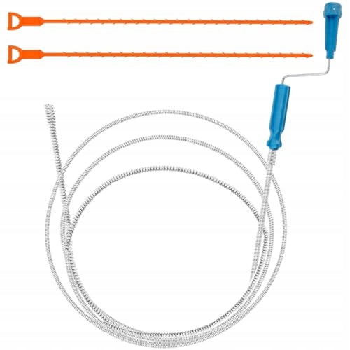 DRAIN CLEANING SPIRAL FLEXIBLE STEEL 3 M X 5 MM STEEL Brand no brand