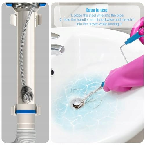 DRAIN CLEANING SPIRAL FLEXIBLE STEEL 3 M X 5 MM STEEL Manufacturer code Bez marki