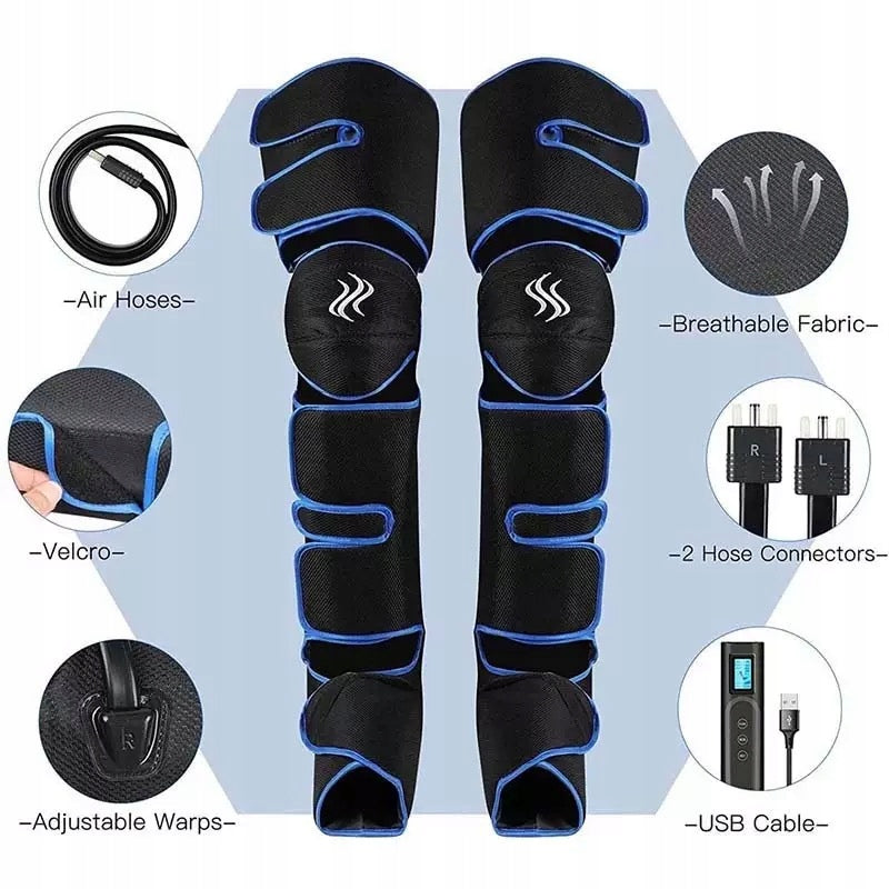 DRAINAGE LYMPHATIC COMPRESSION DEVICE - WIRELESS LEG MASSAGER Packaging status original
