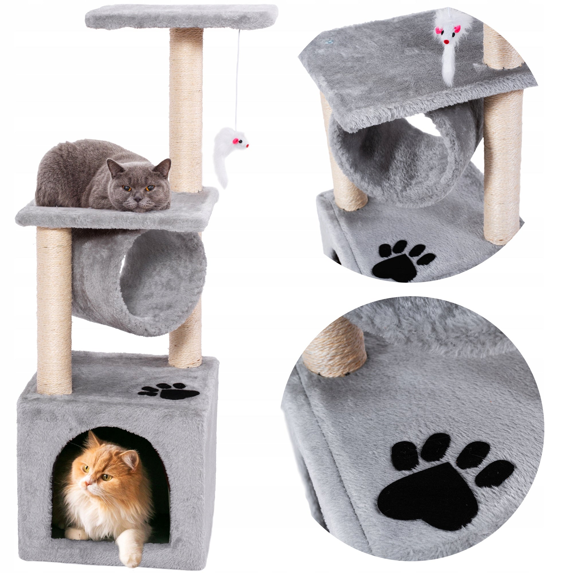 Katzenkratzer Tutumi 322137 XL, 90 cm, grau 
