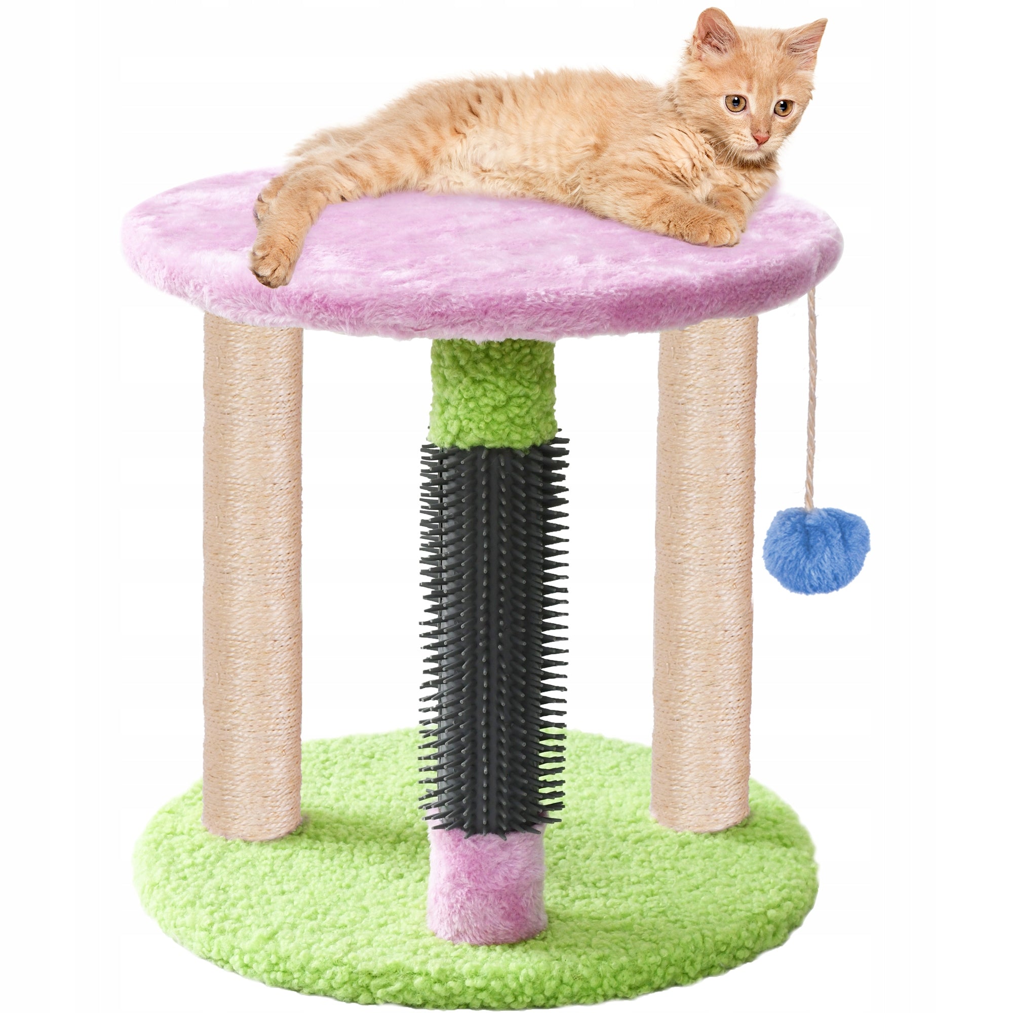Katzenkratzer Tutumi 331666, 39 cm, grün/rosa 