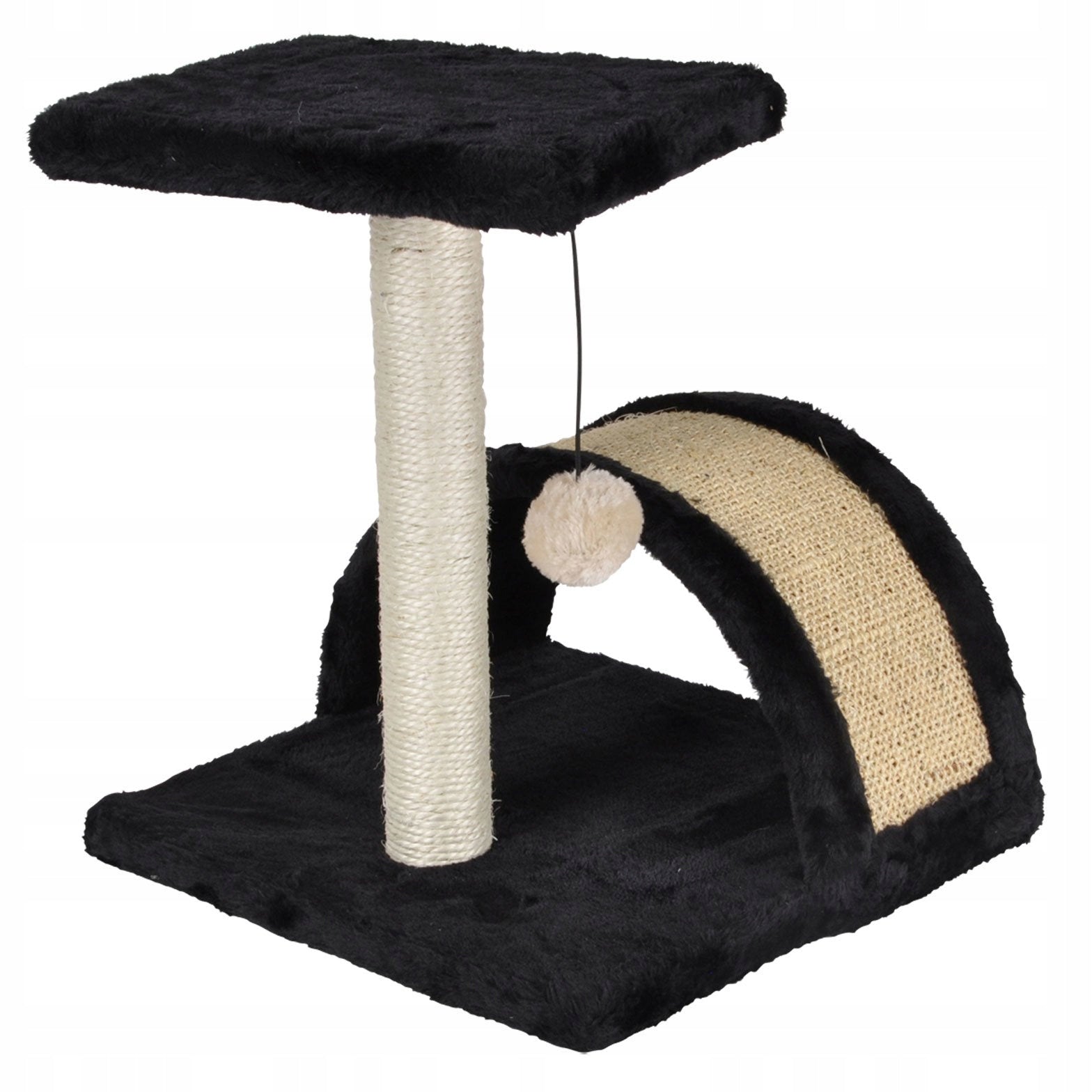 KLETTERBAUM FÜR KATZEN LOVE STORY MIT NAGELSCHABER H38 CM 