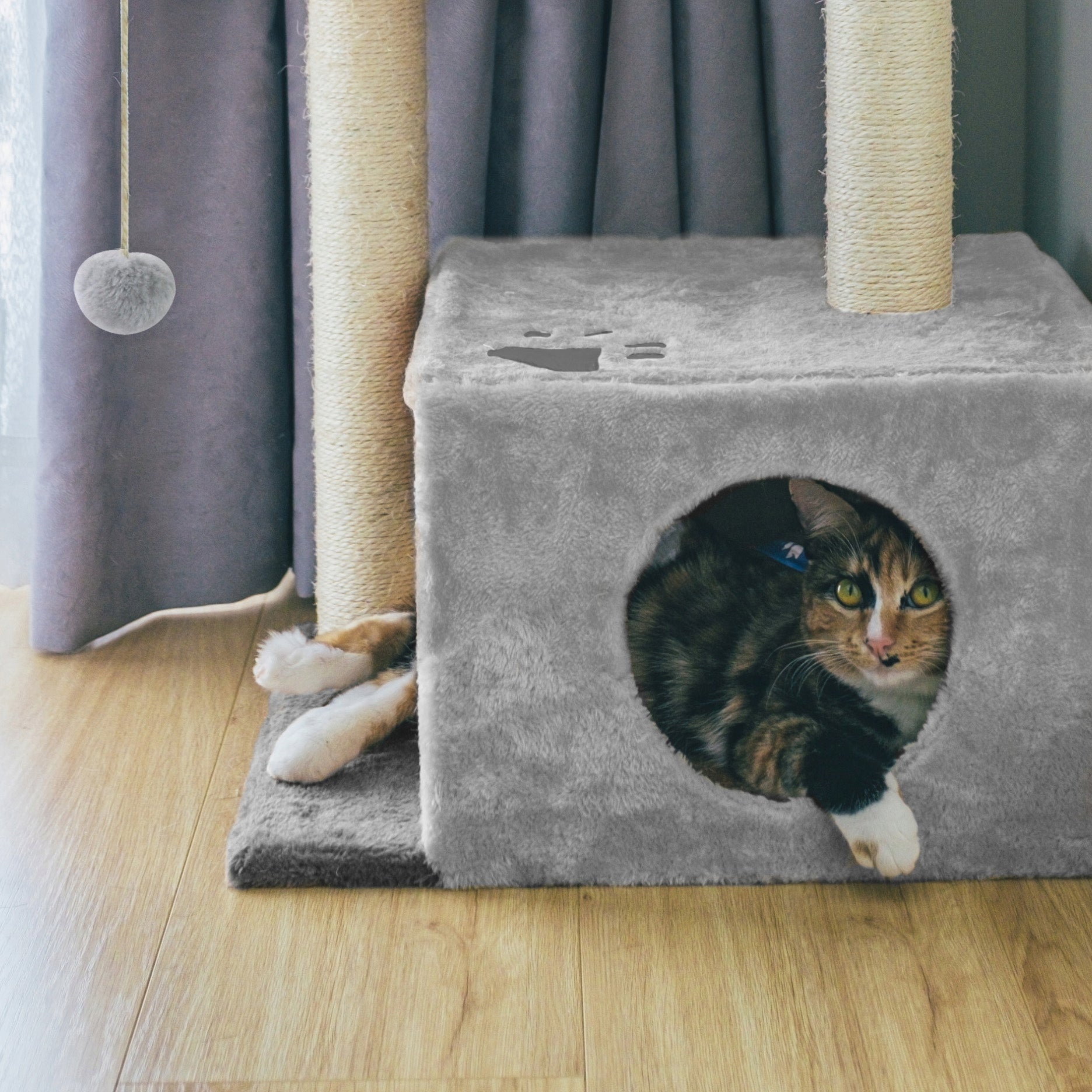 Katzenkratzer Tutumi 351407, 65 cm, grau 