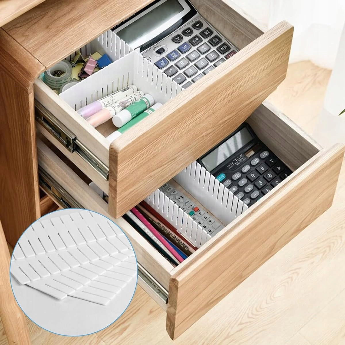 DRAWER COMPARTMENT ADJUSTABLE SEPARATOR ORGANIZER 24PCS COMPARTMENT Manufacturer code 5906601621314