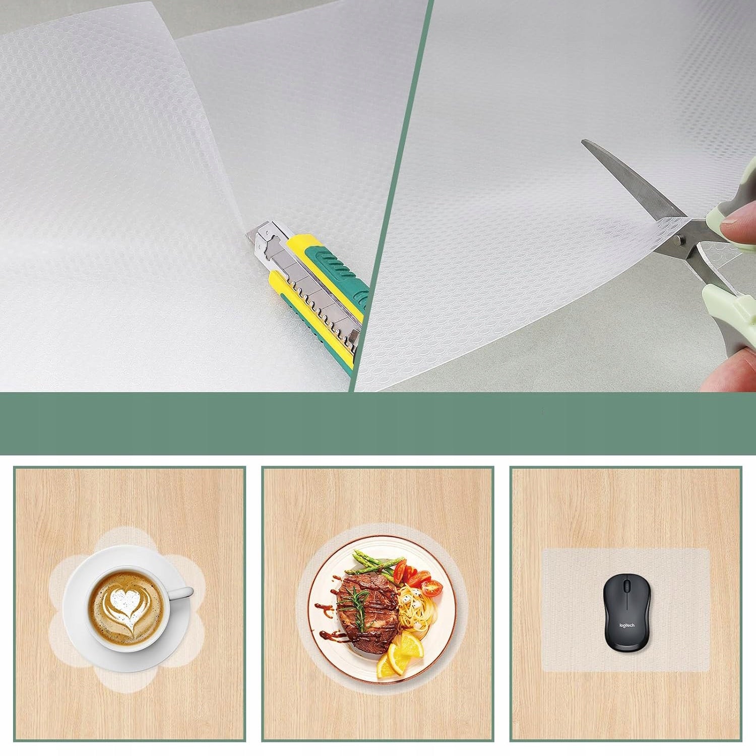 DRAWER MAT 60 X 600 CM, ANTI-SLIP MAT FOR KITCHEN, WATERPROOF Brand no brand