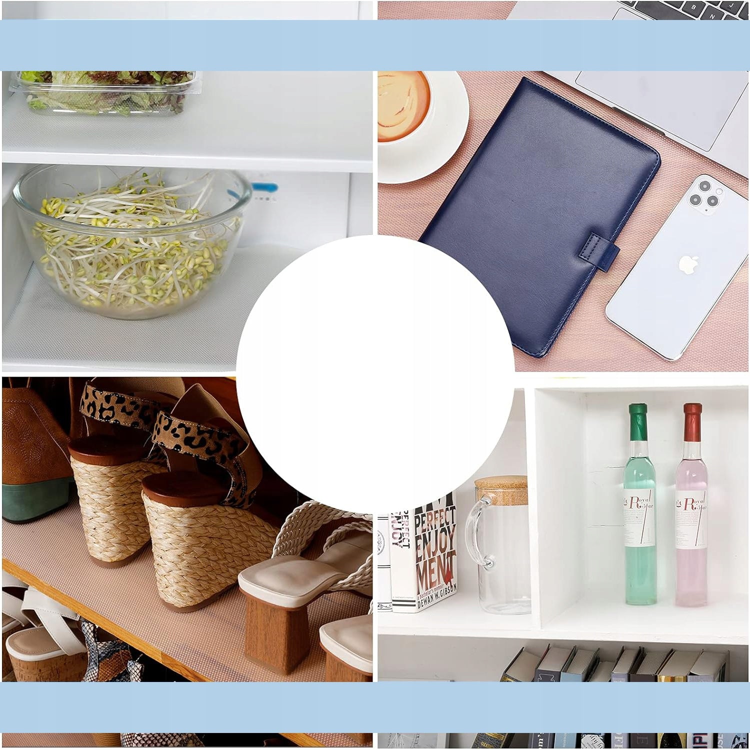 DRAWER MAT 60X500CM, DRAWERS WITH ANTI-SLIP MAT EVA KITCHEN MATS Kind mat