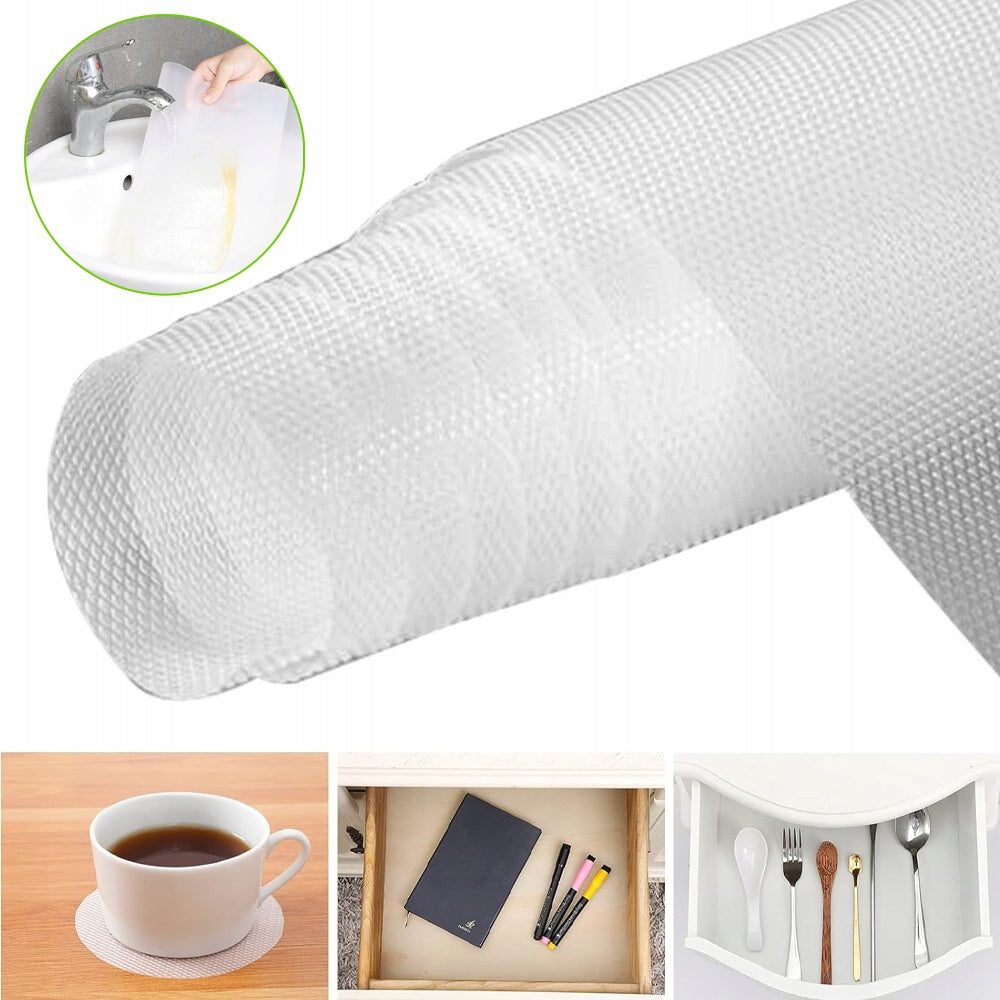 DRAWER MAT 60X500CM, DRAWERS WITH ANTI-SLIP MAT EVA KITCHEN MATS