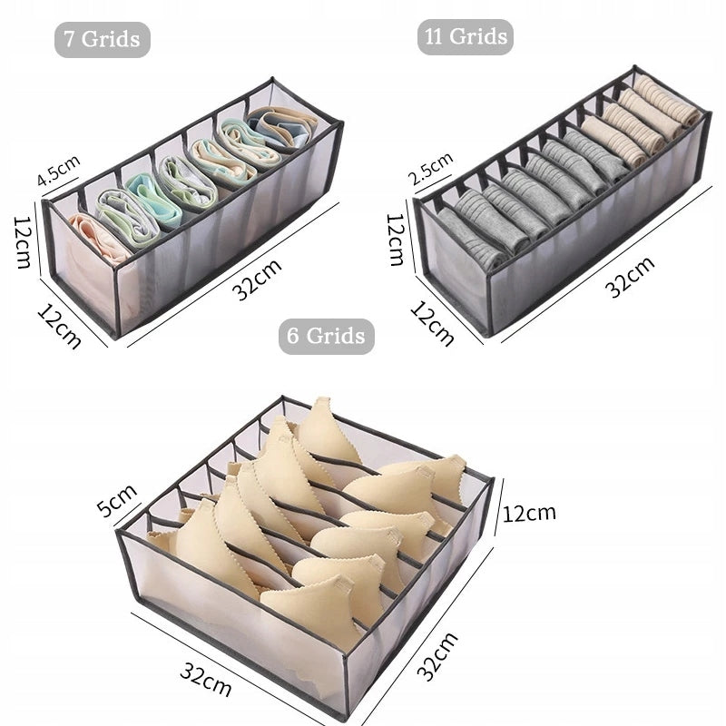DRAWER ORGANIZER FOR UNDERWEAR CLOTHES INSERT SEPARATOR PARTITION 3 PCS. Manufacturer code 5905884047163