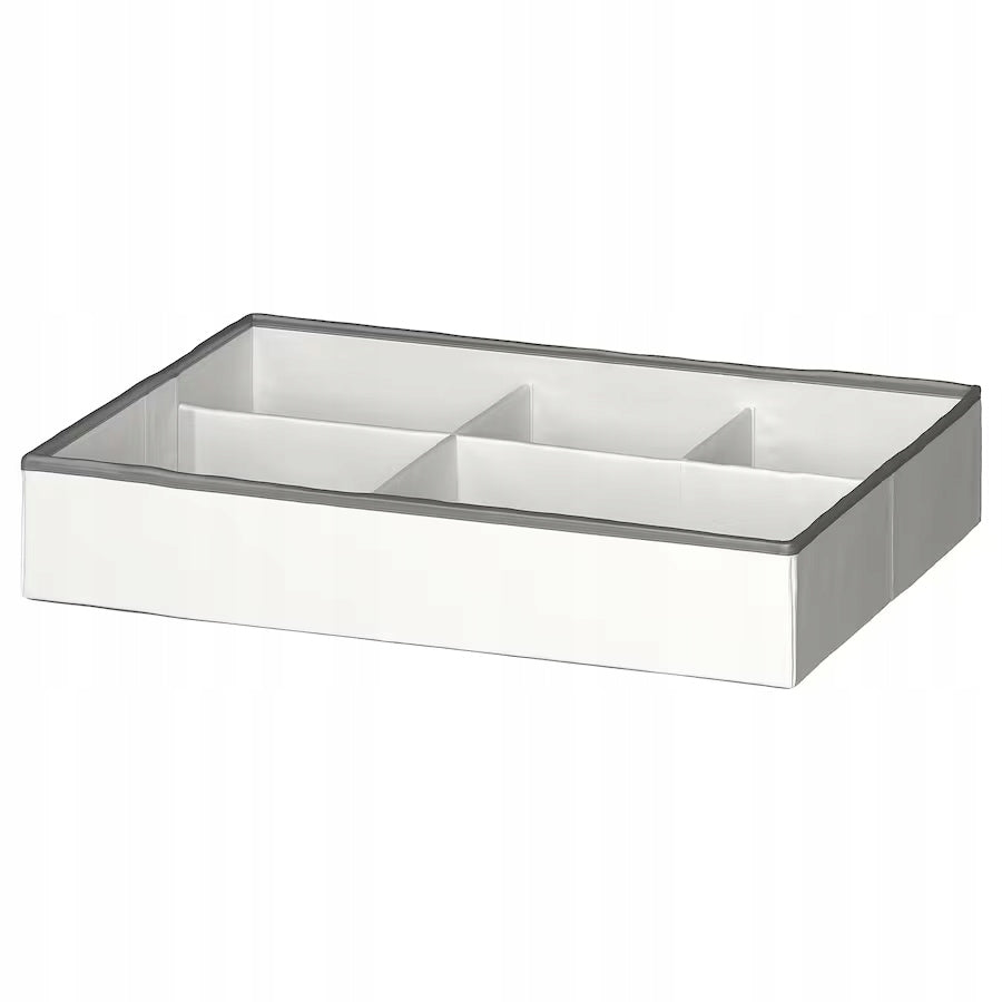 DRAWER ORGANIZER white grey 50x35x9 cm JATTEBJORN IKEA insert sorter