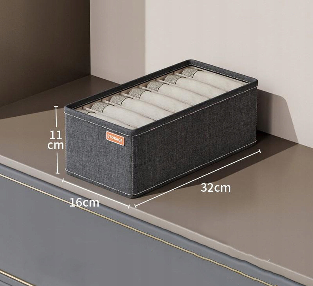 DRAWER Organizer for UNDERWEAR SOCKS CLOTHES CLOSET PANTS LARGE Manufacturer code Organizer na bieliznę