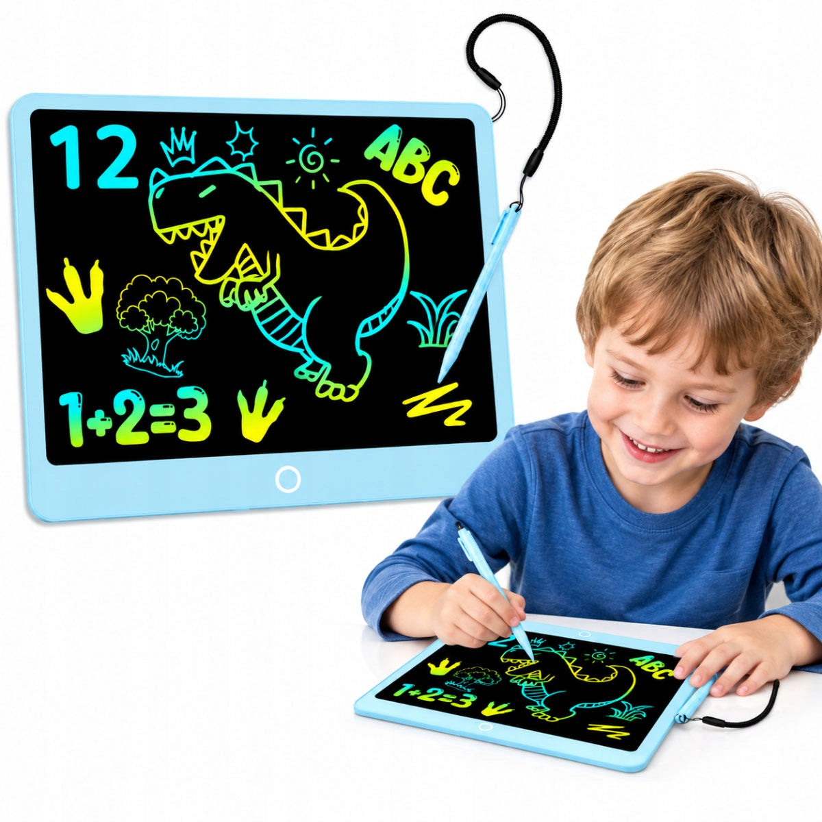 DRAWING TABLET GRAPHIC DISAPPEARANCE FOR CHILDREN BLUE 16 INCHES XXL