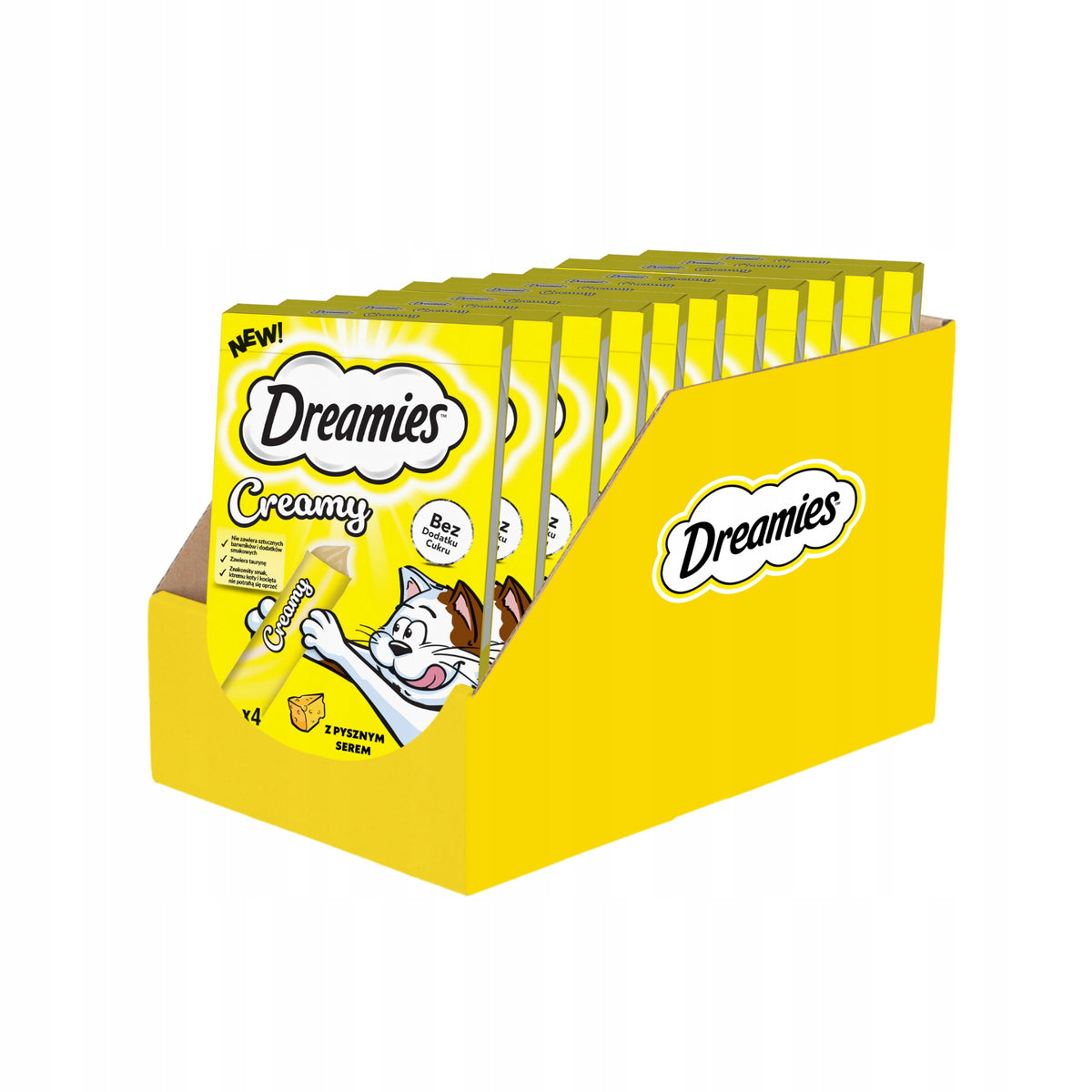 DREAMIES Creamy Cat Treats Cheese 44x10 g