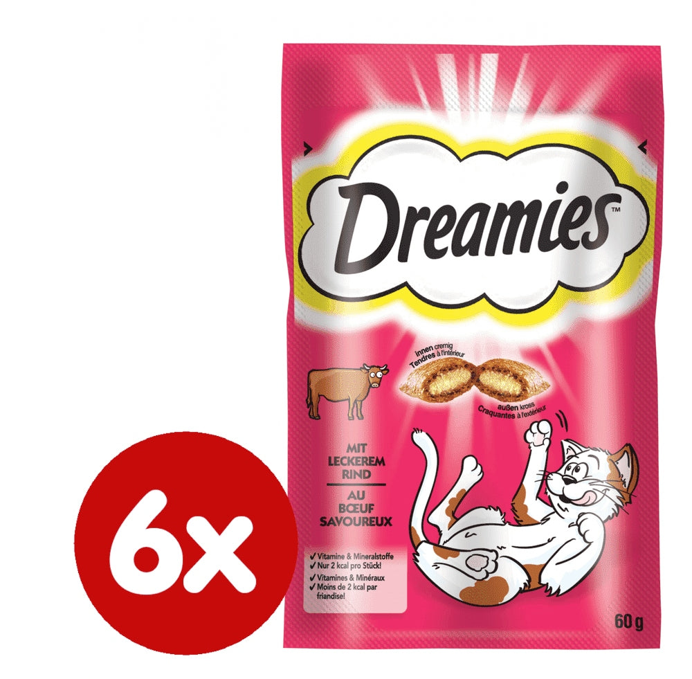 DREAMIES WITH BEEF 60G x6PCS. Manufacturer code 4008429037931