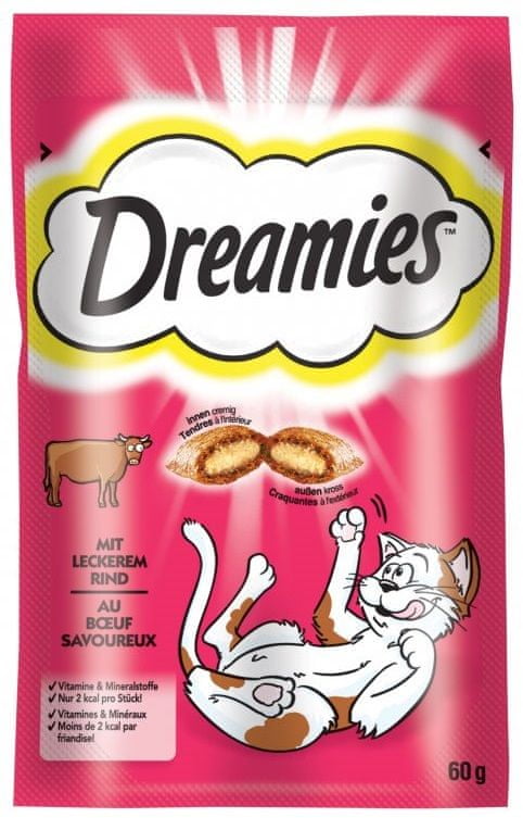 DREAMIES WITH BEEF 60G x6PCS.