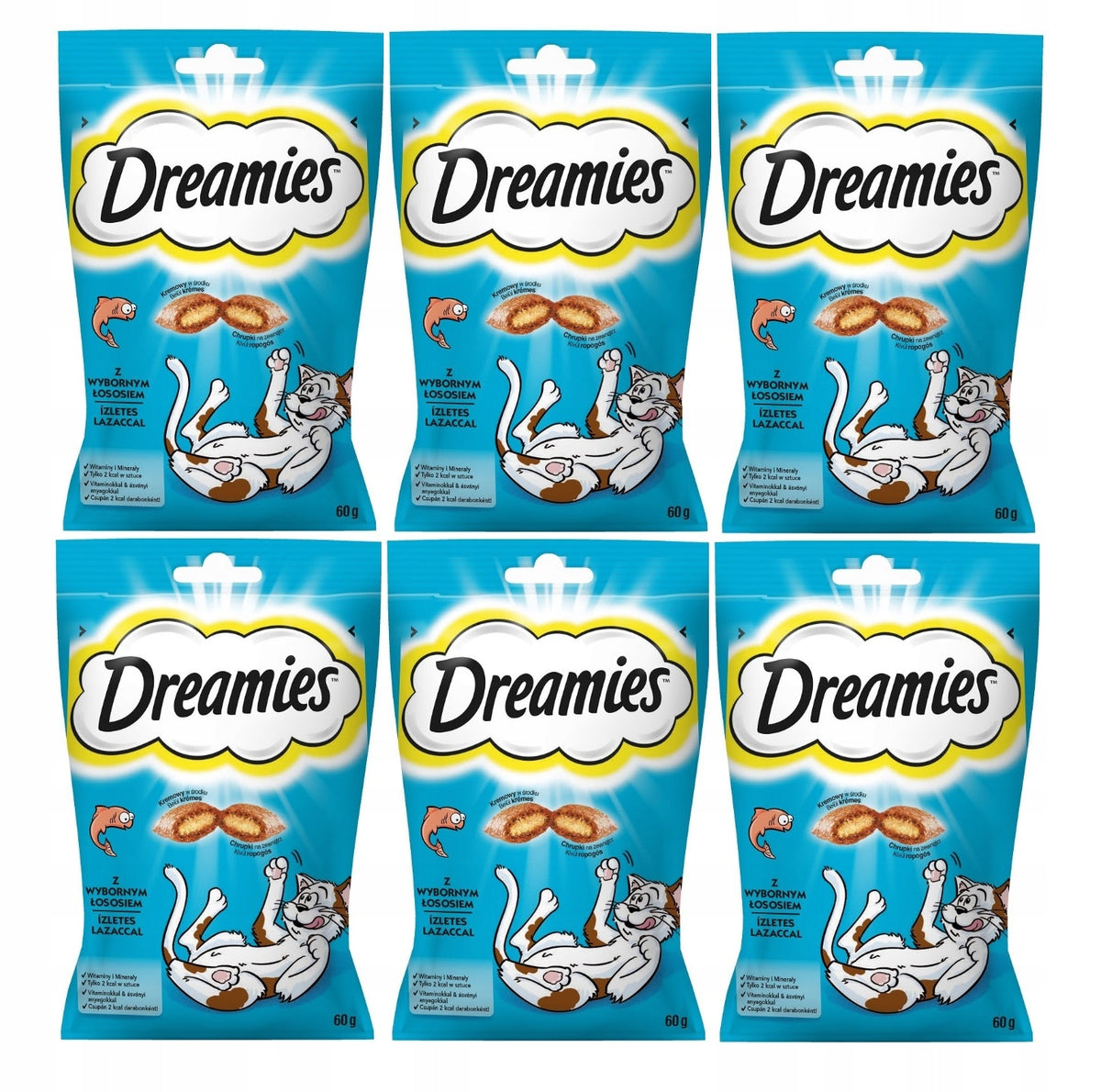 DREAMIES with salmon 6 x 60 g (360g)
