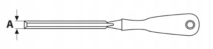 DREL CARPENTRY CHISEL FLAT FOR WOOD CARPENTRY CHISEL SET 4PCS. Blade width 25 mm