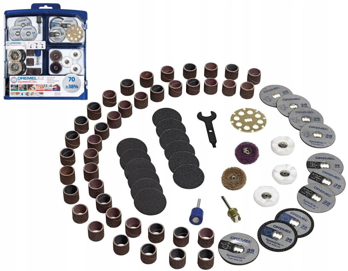 DREMEL ACCESSORY SET EZ SPEEDCLIC 2615E725JA Manufacturer code 647130335