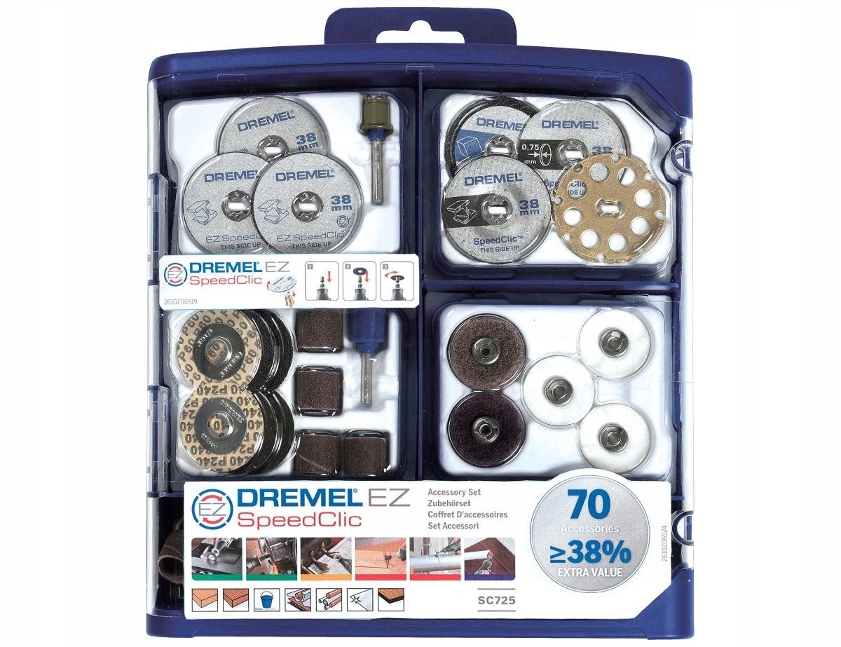 DREMEL ACCESSORY SET EZ SPEEDCLIC 2615E725JA