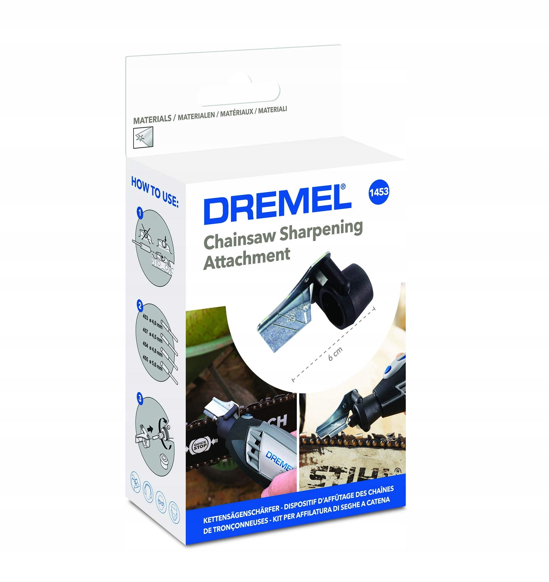 DREMEL ATTACHMENT FOR SHARPENING CHAINS Manufacturer code 647133253