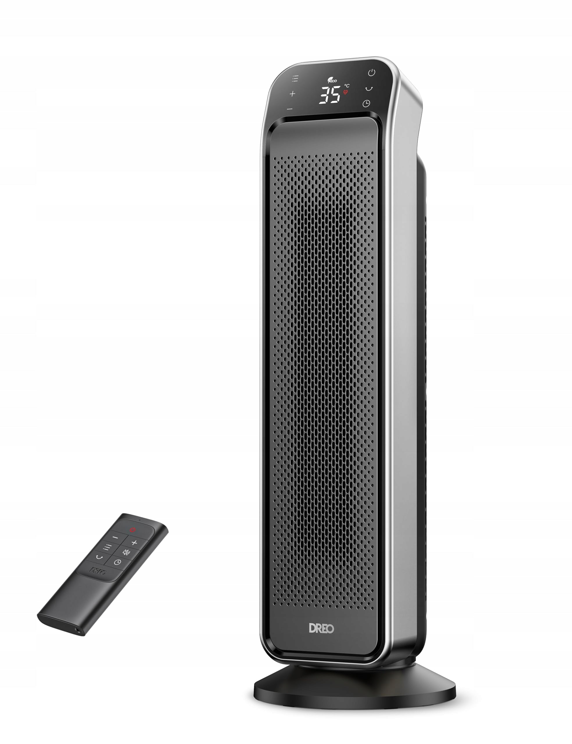 DREO Energy Efficient Ceramic Heater 2000W with Thermostat and Remote Control