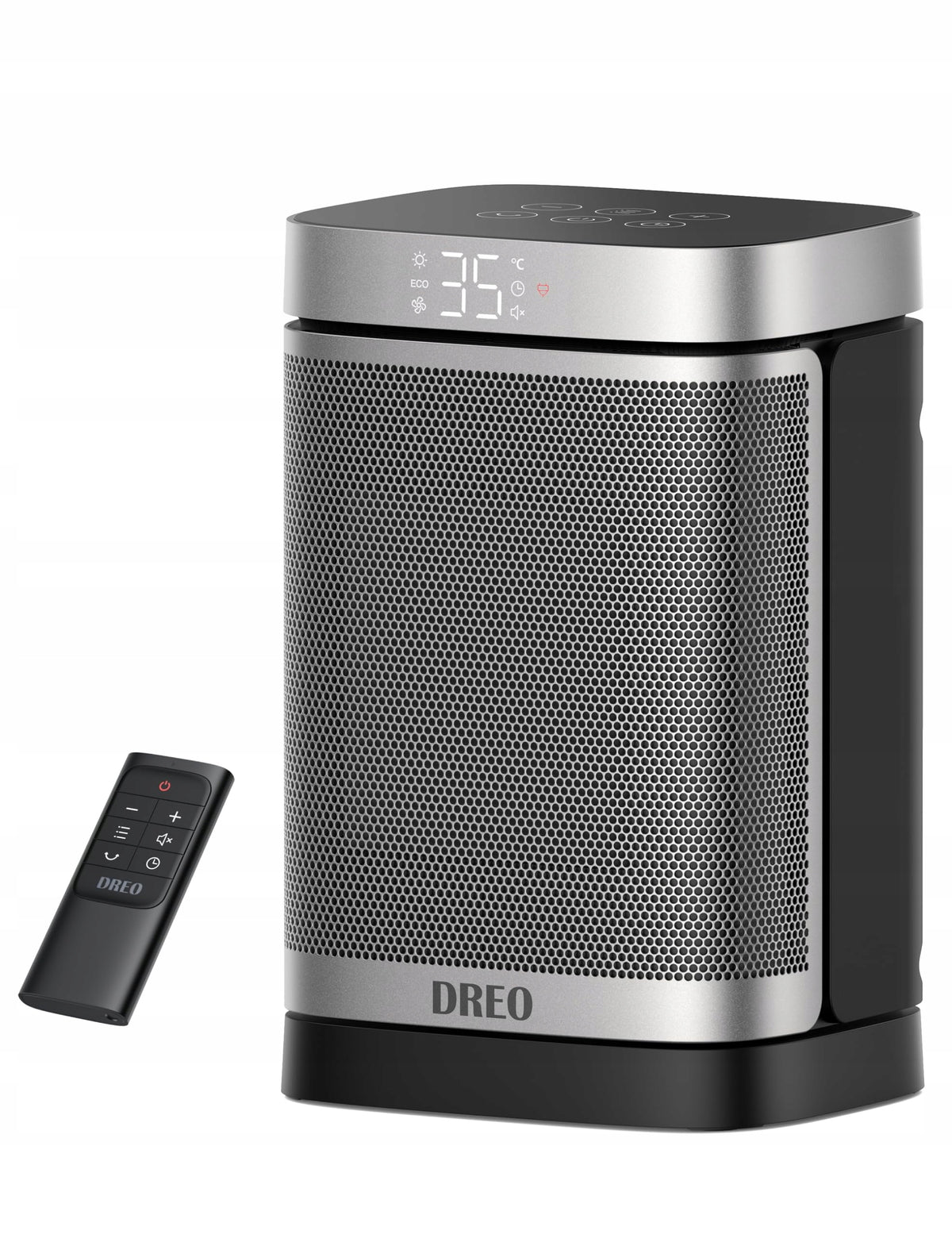 DREO Energy Efficient Quiet Electric Heater 1500W With Remote Control Version 2