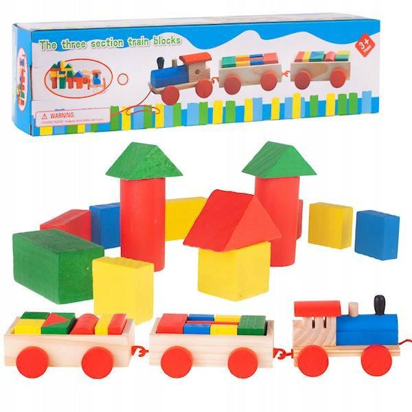Trainieren Sie mit Holzklötzen 