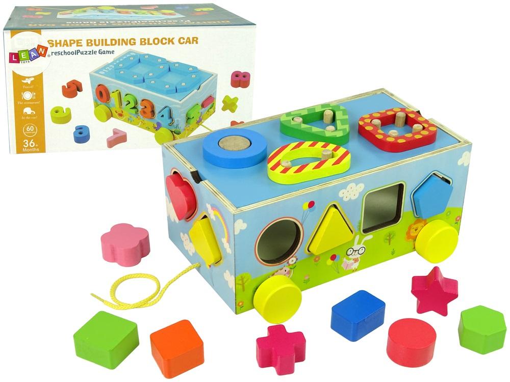 Mokomoji geometrinė figūrėlė vaikams Lean Toys