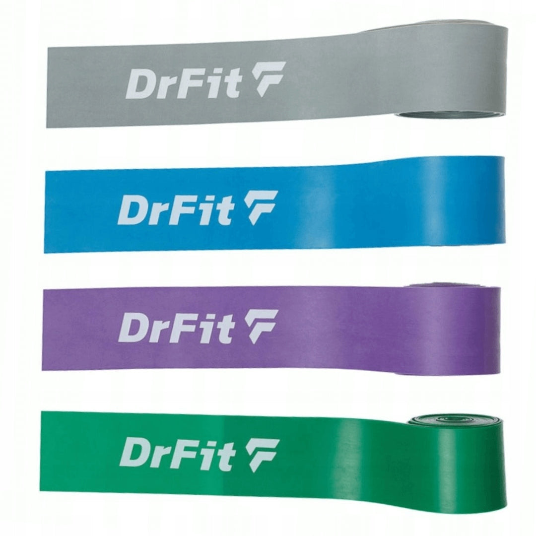 DRFIT FLOSS BAND COMPRESSION TAPE SPORTS RUBBER REHABILITATION Manufacturer code GUMA TAŚMA KOMPRESYJNA DŁUGA SZARA DRFIT