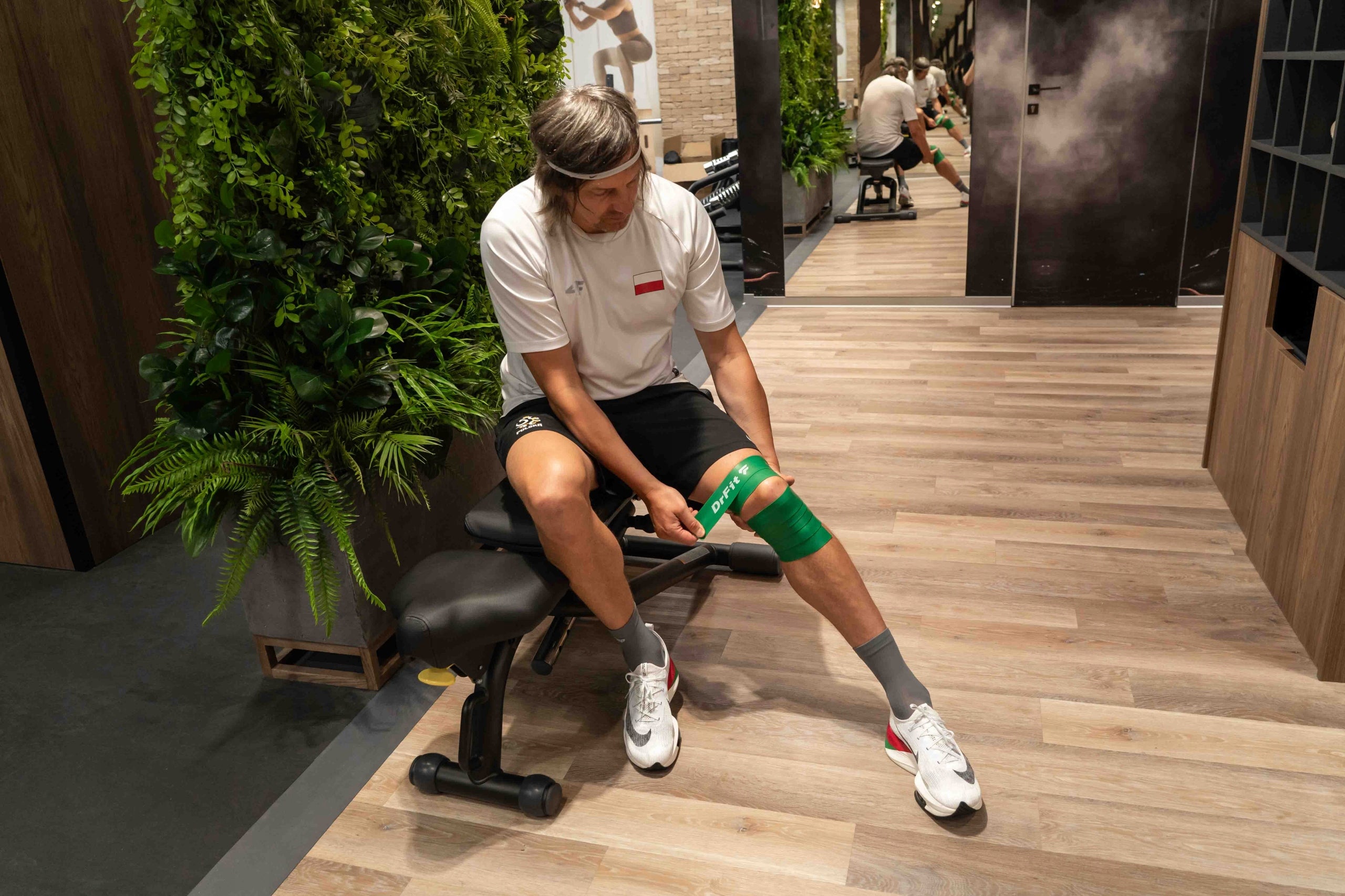 DRFIT FLOSS BAND COMPRESSION TAPE SPORTS RUBBER REHABILITATION Manufacturer code GUMA TAŚMA KOMPRESYJNA DŁUGA ZIELONA DRFIT