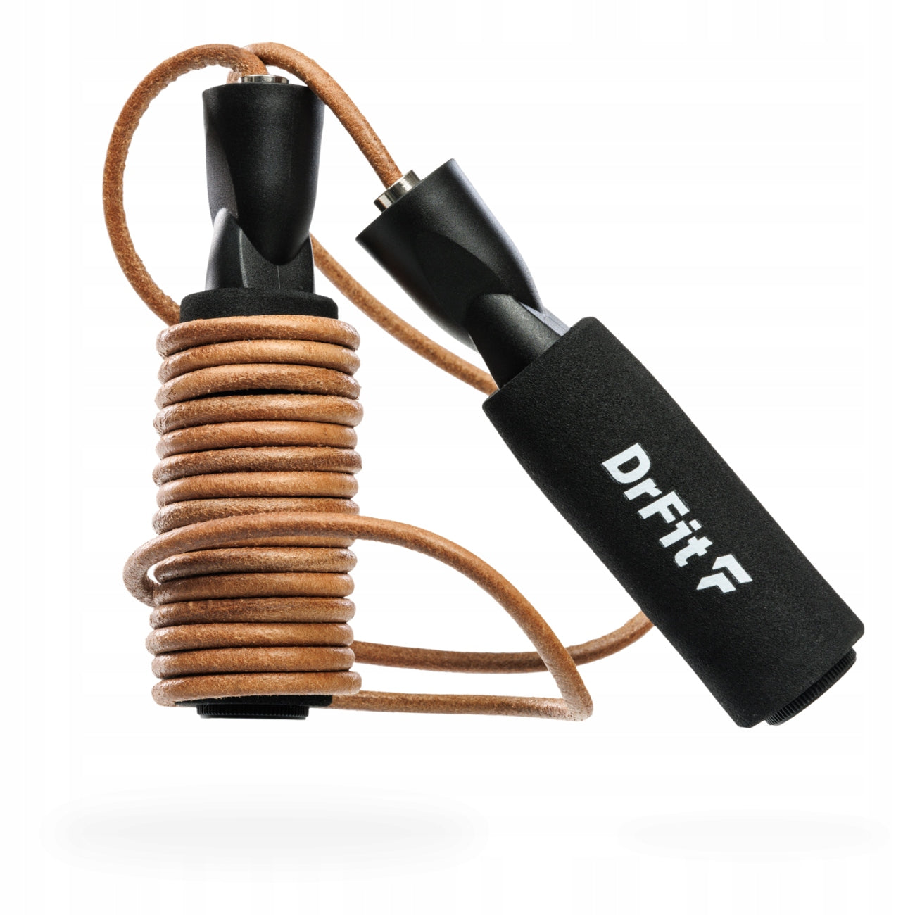 DRFIT LEATHER BOXING JUMP ROPE WITH ADJUSTABLE DURABLE