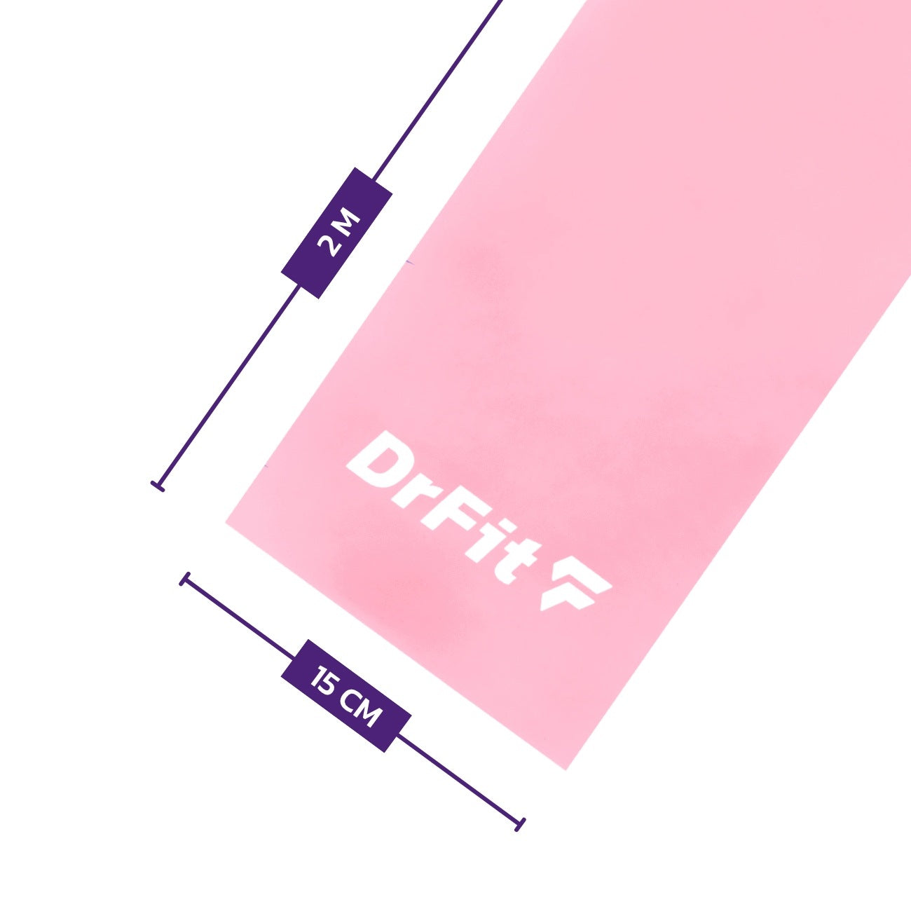 DRFIT TAPE FOR REHABILITATION AND EXERCISE RESISTANCE LATEX RUBBER 3,6 KG Manufacturer code GUMA OPOROWA DO ĆWICZEŃ LATEKSOWA JASNORÓŻOWA