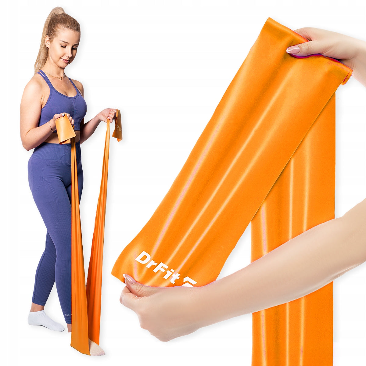 DRFIT TAPE FOR REHABILITATION AND EXERCISE RESISTANCE LATEX RUBBER 3,6 KG