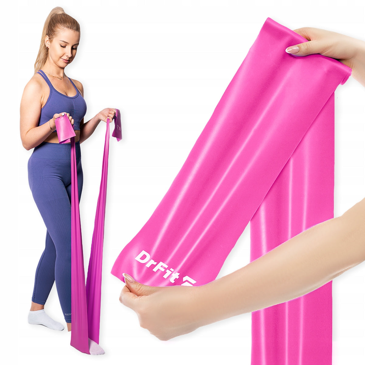 DRFIT TAPE FOR REHABILITATION AND EXERCISE RESISTANCE LATEX RUBBER 5,4 KG