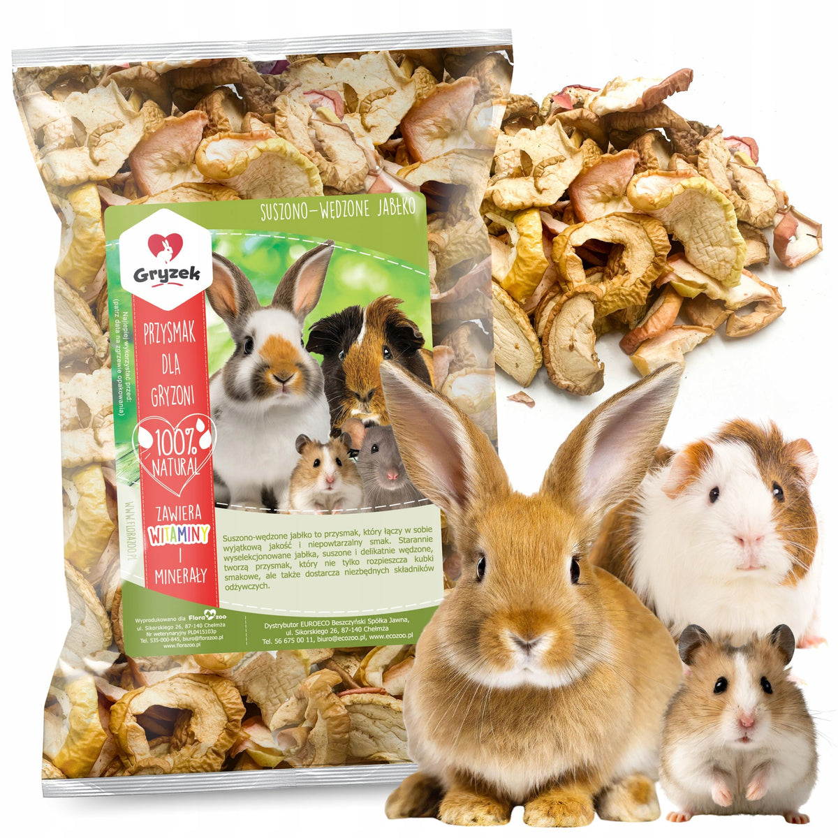 DRIED APPLES VITAMIN FOOD FOR RABBIT PIG RODENTS