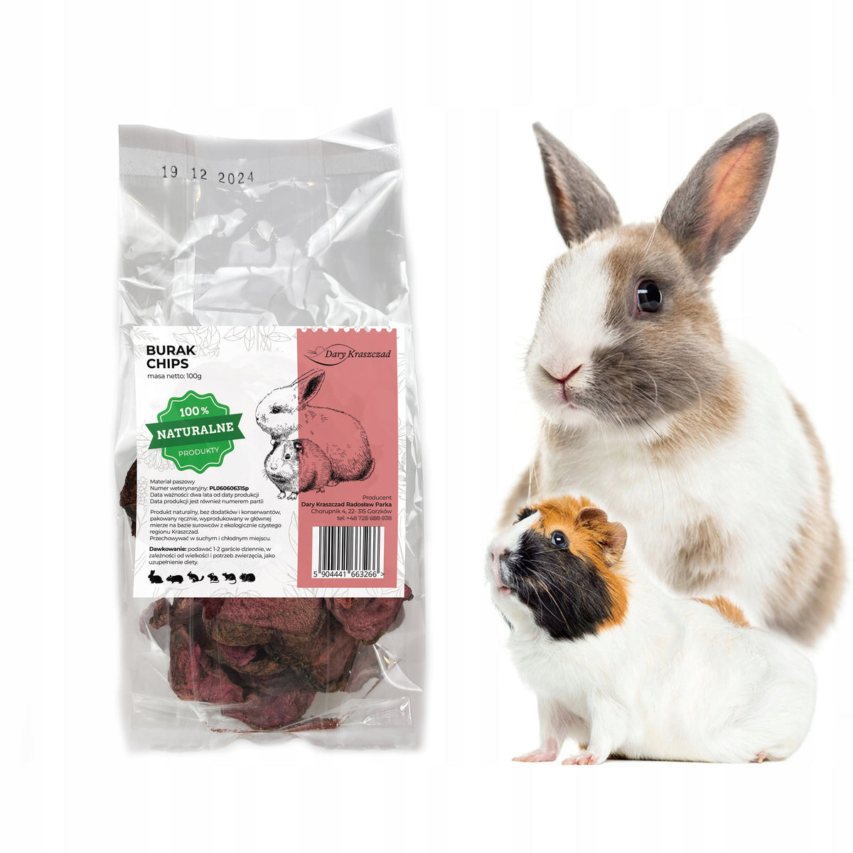 DRIED BEET CHIPS FOR RABBIT RODENTS NATURAL FRESH DELICACY 100G