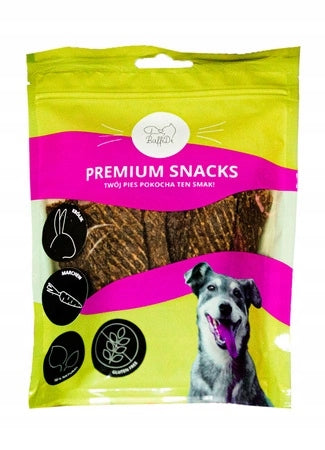 DRIED MEAT FOR DOGS BaffiDi rabbit with carrots 200 g Hypoallergenic