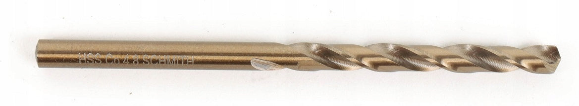 DRILL BIT FOR METAL COBALT 5mm HSS-CO FOR STEEL CAST IRON METAL STRONG SCHMITH Drill bit type spiral