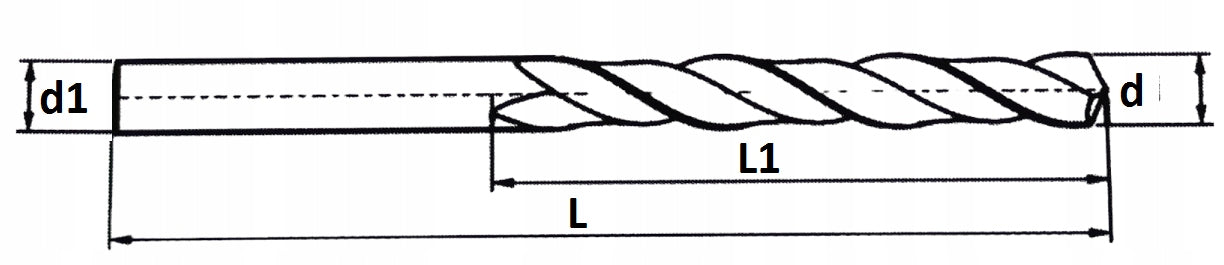 DRILL BIT FOR METAL COBALT 8 MM INOX HSS-E HSS-Co 8MM FI8 Manufacturer code SH000800