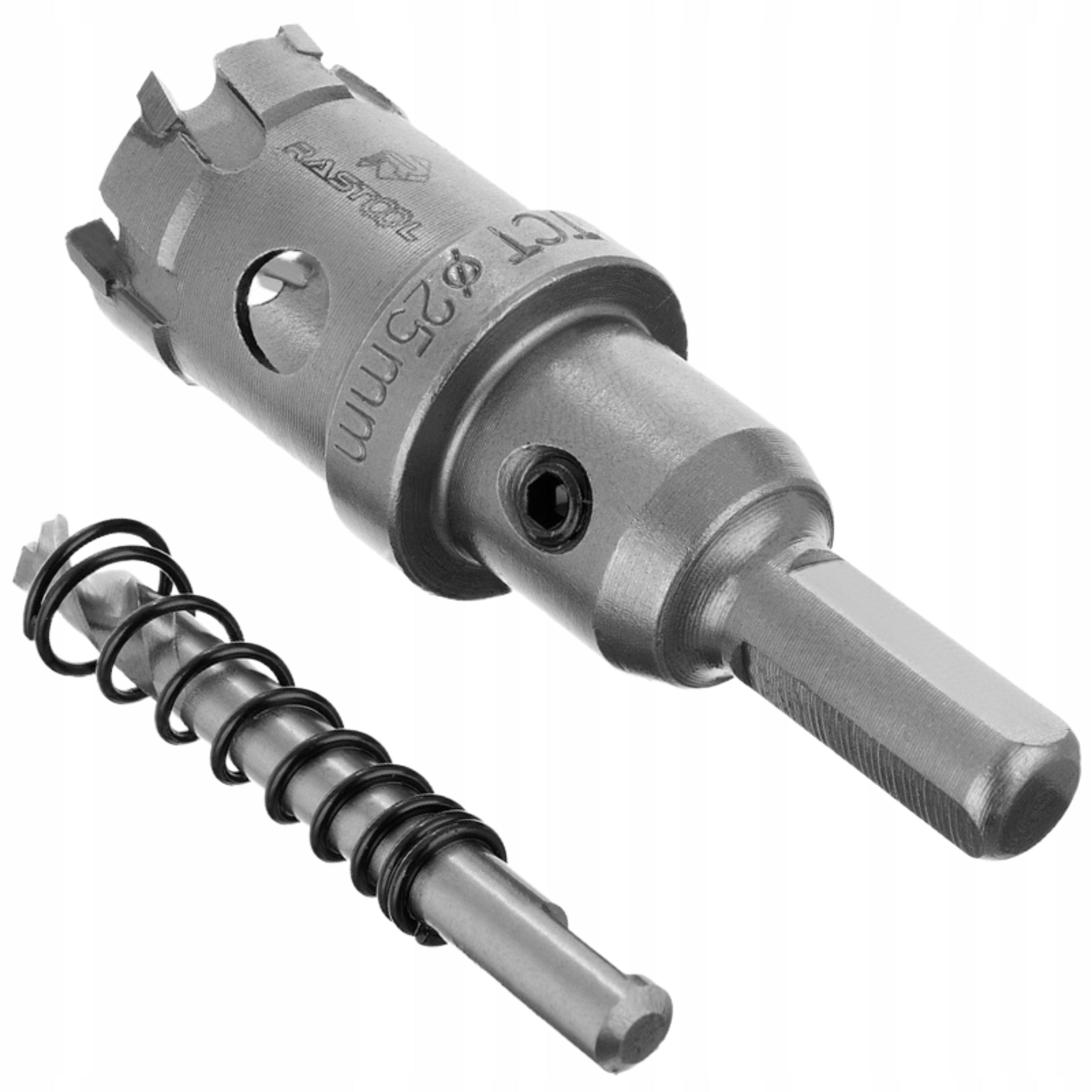 DRILL BIT FOR METAL HOLE SAW LACE INOX STEEL 25MM CEMENTED CARBIDE Brand Rastool