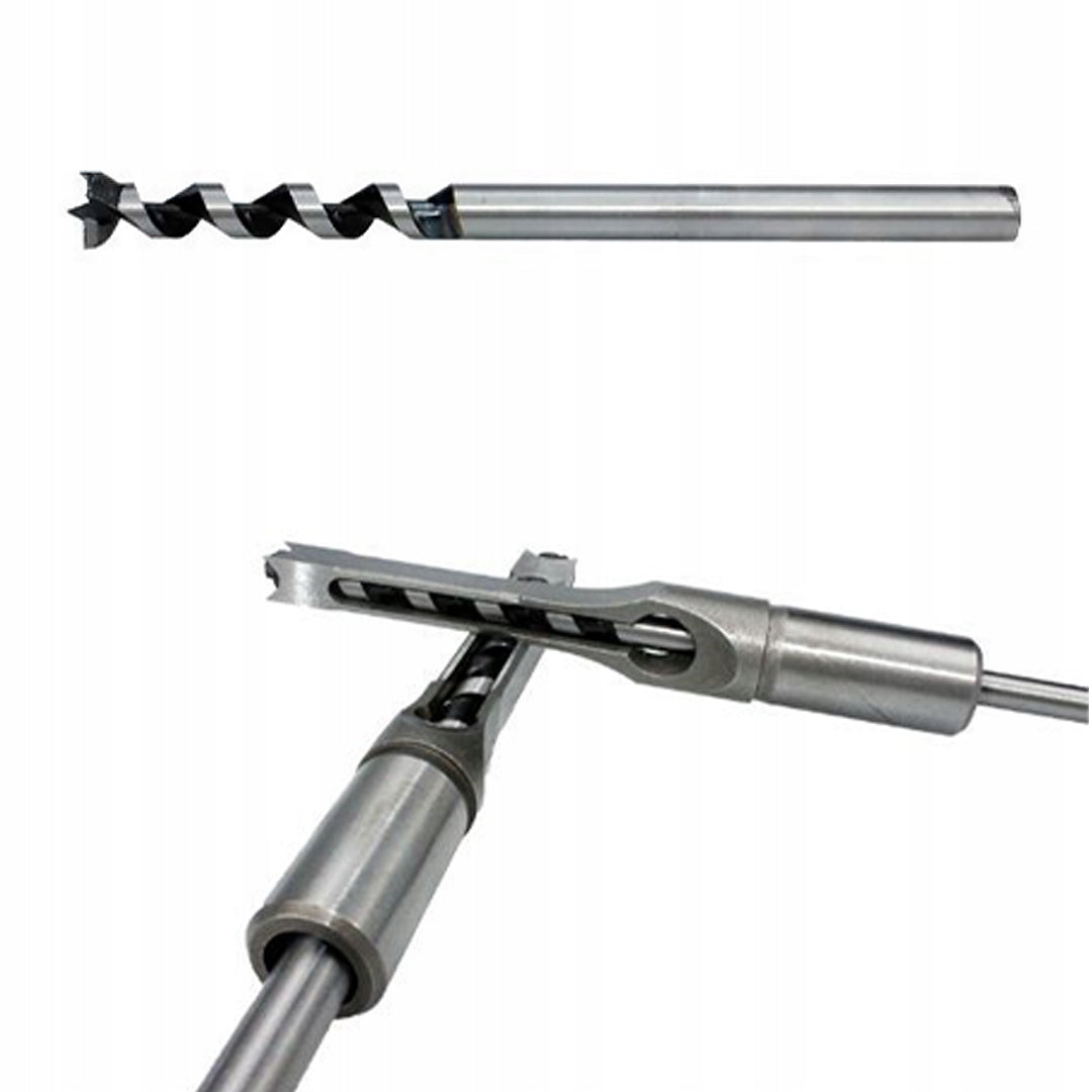DRILL BITS FOR SQUARE HOLES IN WOOD MDF SPIGOTING SET OF 6 Product weight with unit packaging 1.105 kg