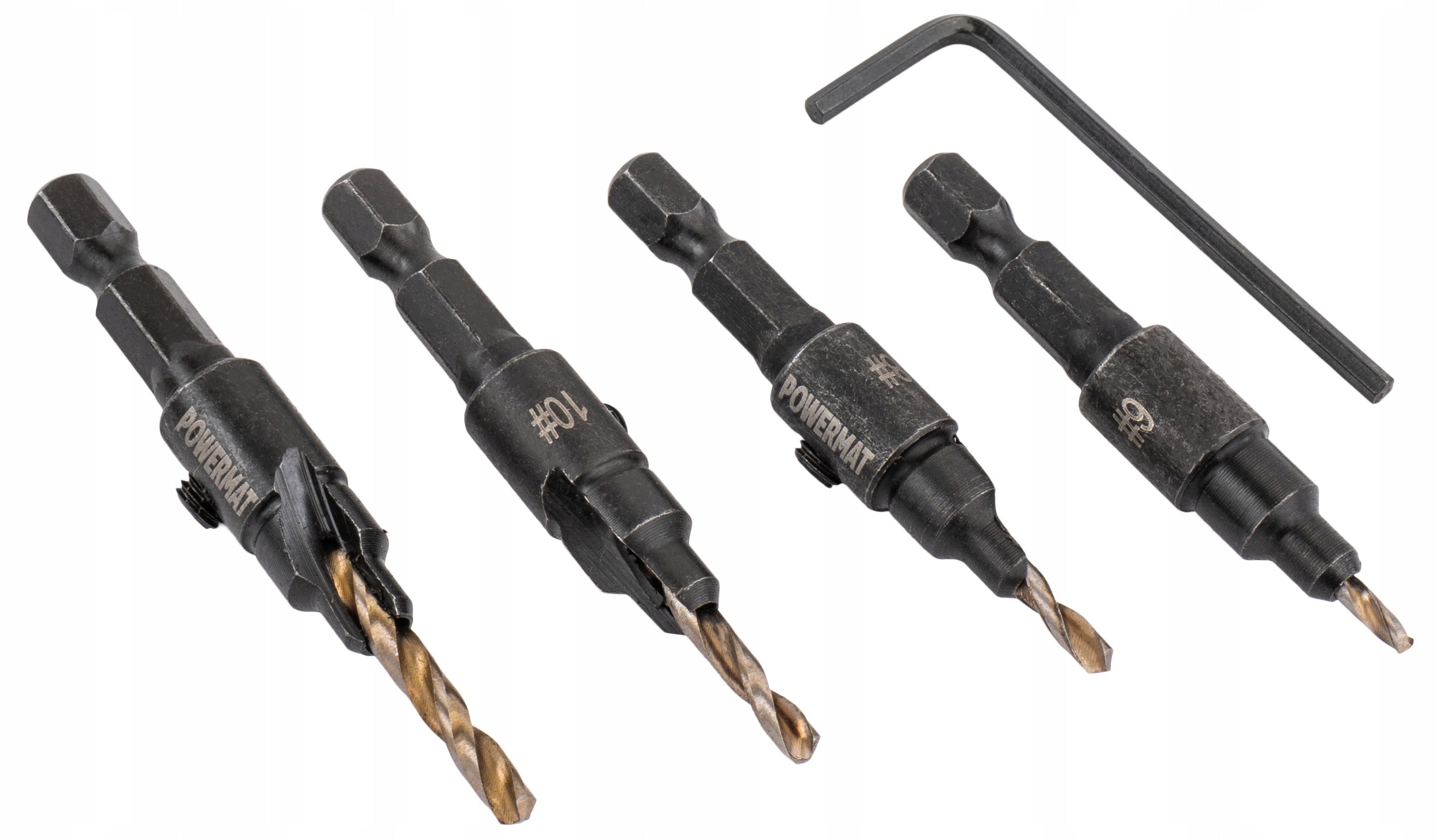 DRILL BITS WITH CORNICE DREDGE 4 PCS HSS BEVEL FOR PLYWOOD WOOD MDF PVC Number of drill bits 4 pcs
