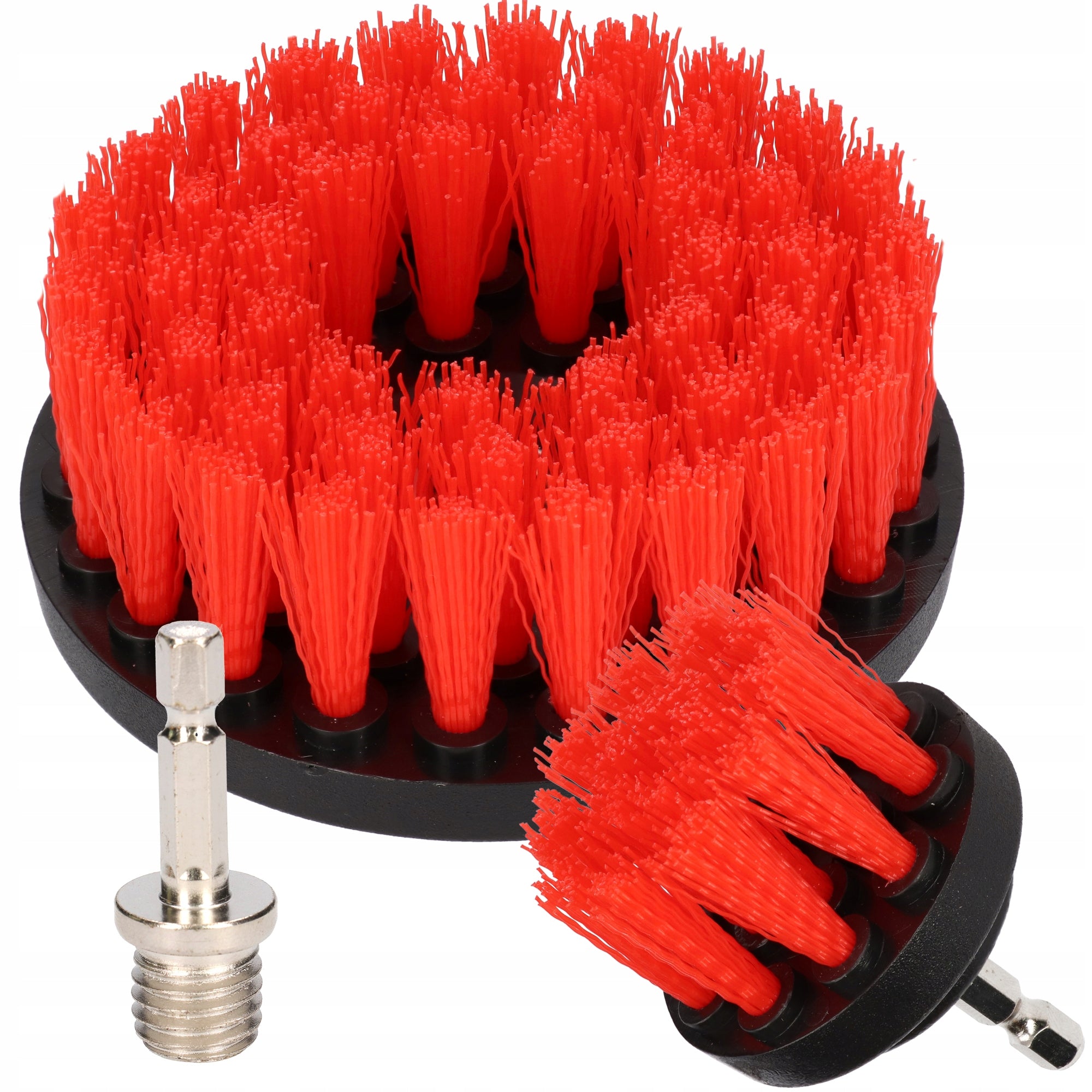 DRILL BRUSH UPHOLSTERY SCREWDRIVER MEDIUM HARD 2 PACK