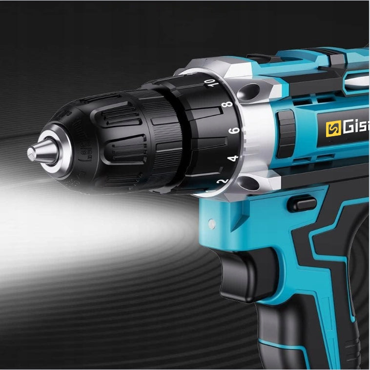 DRILL CORDLESS IMPACT DRIVER DRILL 2xAKU IMPACT SCREWDRIVER 18V Manufacturer code Gisam Drill 3367