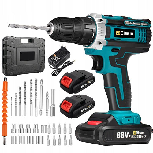 DRILL CORDLESS IMPACT DRIVER DRILL 2xAKU IMPACT SCREWDRIVER 18V