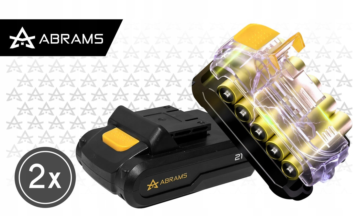 DRILL CORDLESS IMPACT DRIVER SCREWDRIVER AKU SET SUITCASE STRONG Power supply rechargeable battery