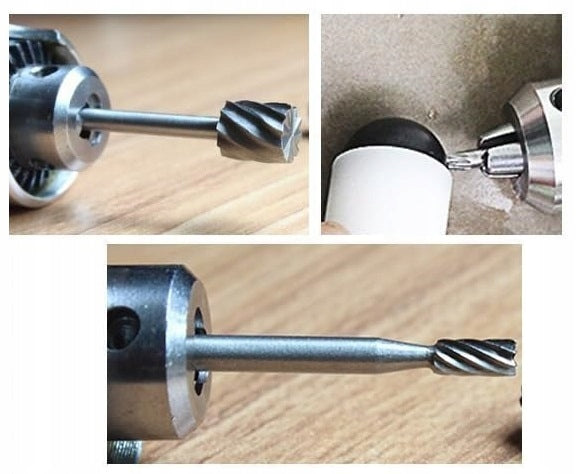 DRILL CUTTERS WOOD CARVING SET METAL ROTARY FILE 10PCS 3MM EAN (GTIN) 742385182338