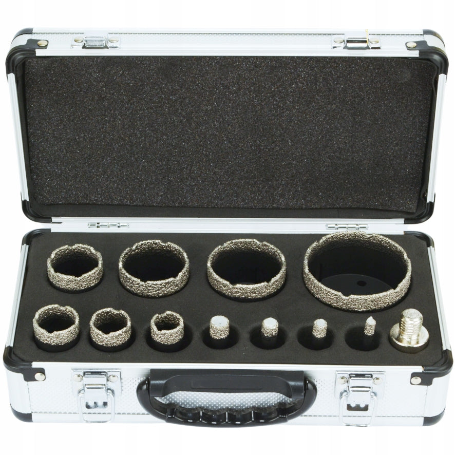 DRILL DIAMOND FORAMINIFERA FOR STONEWARE 6-68MM SET OF FORAMINIFERA IN CASE 12EL Manufacturer code 21210