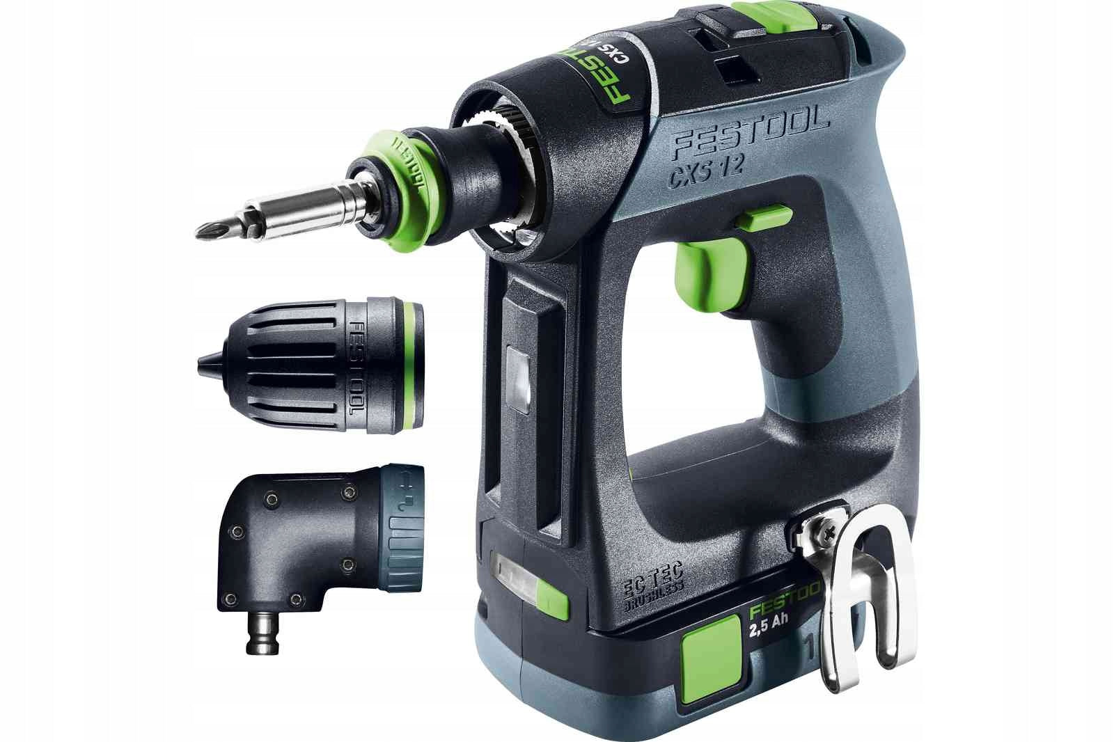 DRILL/DRIVER CXS 12 2,5-SET FESTOOL LIGHT 576865 Power supply rechargeable battery