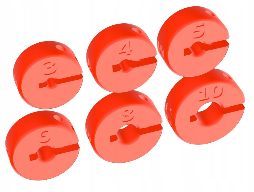 DRILLING DEPTH LIMITER 3mm,4mm,5mm,6mm,8mm,10mm- 6pcs Manufacturer code OGRANICZNIK DO WIERTWŁ OGRANICZNIK-WIERTŁA-6x